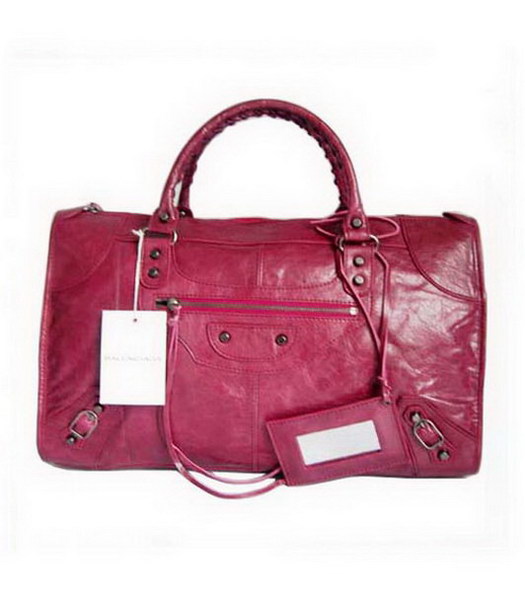 Balenciaga Le Dix motorcy Large Handbag_Mauve